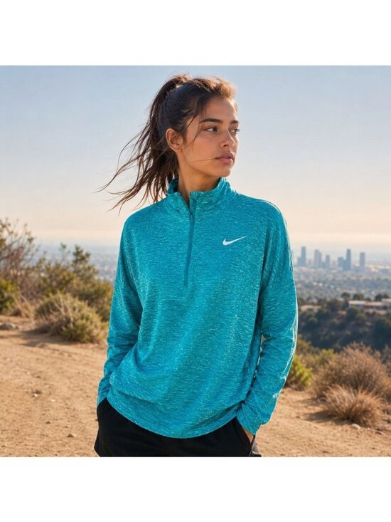 Nike Tops - Nike Dri-Fit Running Quarter Zip Pullover Long Sleeve Athletic Gorpcore Top